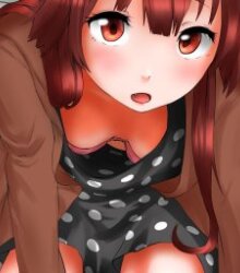 【二次エロ】ブラちらでエッチなブラジャーが見えてる女...